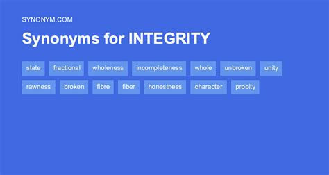 synonym for valuing|another word for having integrity.